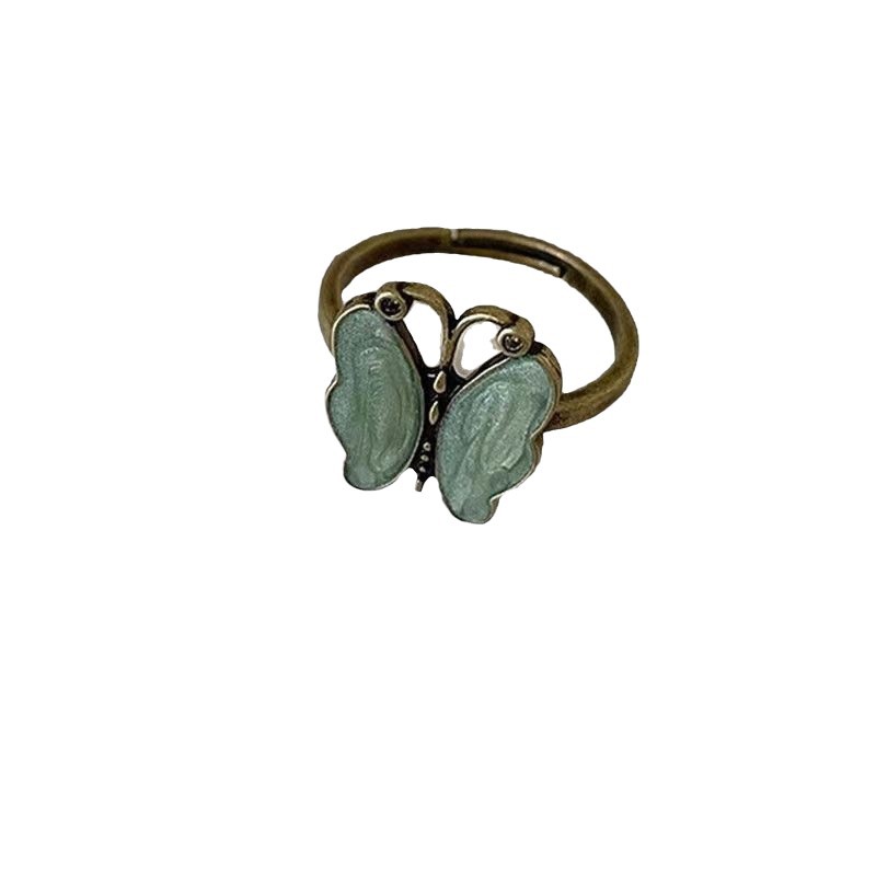 Set 2 Bagues Papillon Dorées Ajustables – Bijoux Femme Y2K