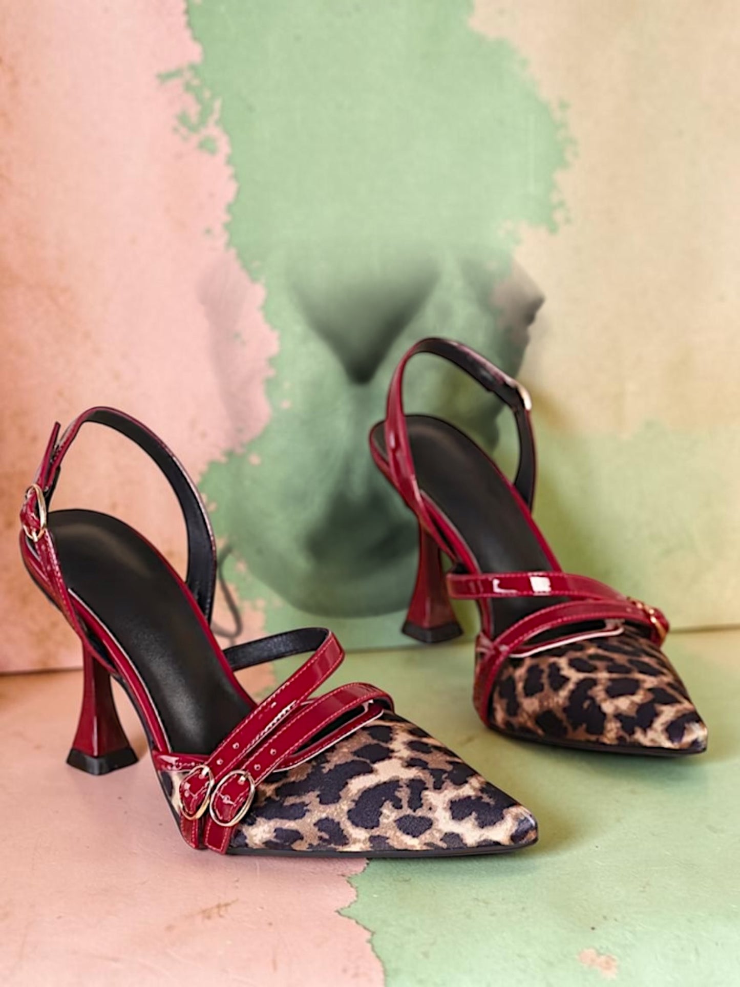 Escarpins Léopard Talon Aiguille – Chaussures Femme Glamour Y2K